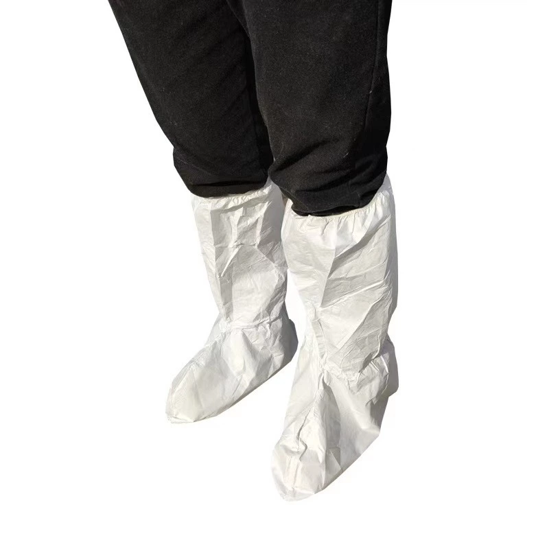 White Microporous Boot Cover