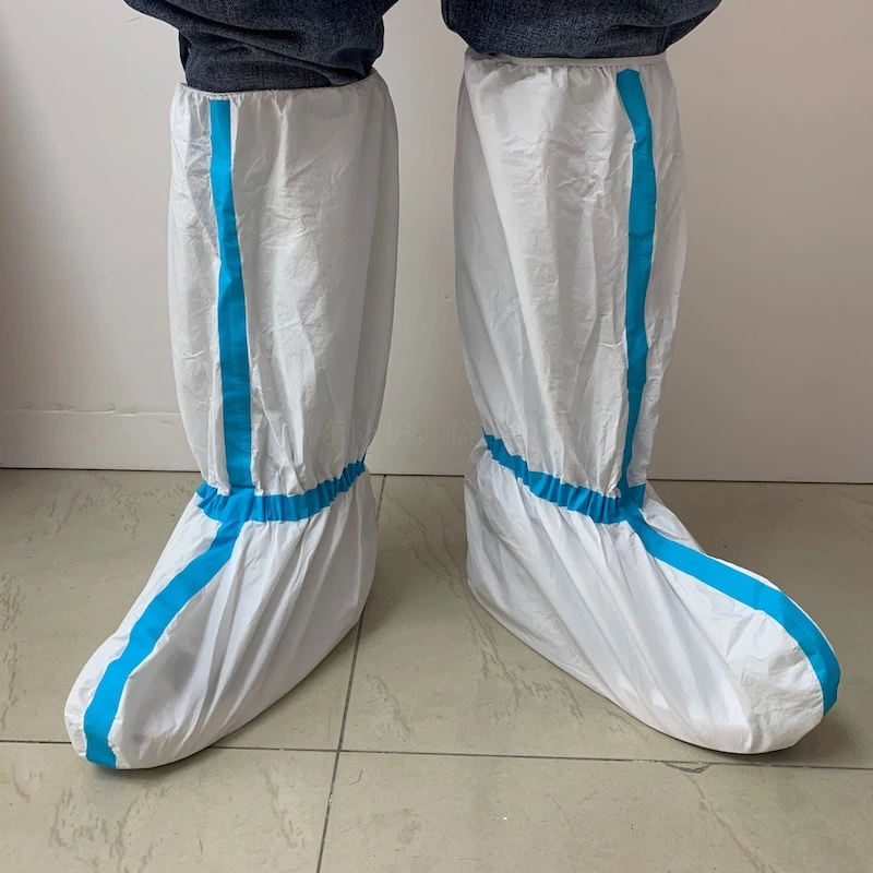 Microporous Boot Cover with Taped Seam